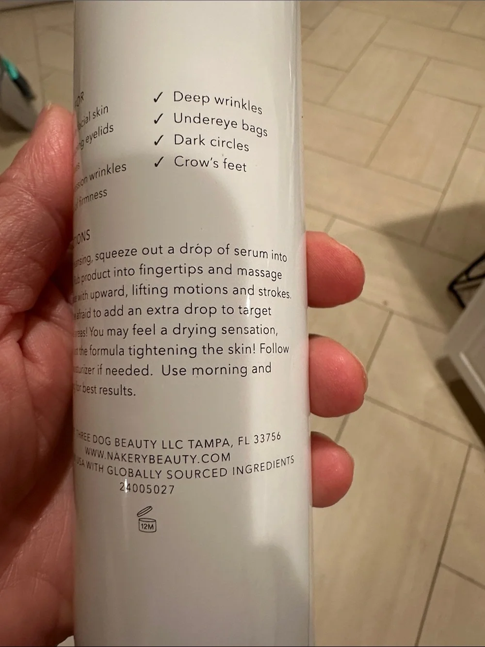 🆕 Nakery Beauty lift tox Rapid Lift Multi-Peptide Serum 5.07 fl oz